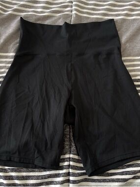 Danskin Black High-Waist Bike Shorts